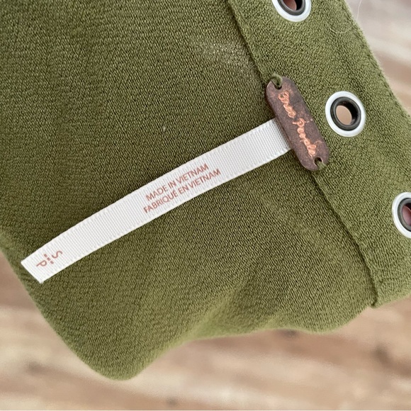 Free People Olive Nu Nu Jump Grommet Top - Picture 7 of 8